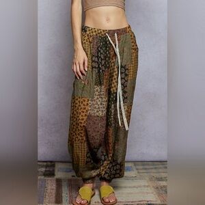 POL Bohemian Patchwork Joggers